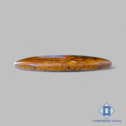 Natural Seam Agate Gemstone  Oval Cabochons 44*28*4mm from Morocco available for sale