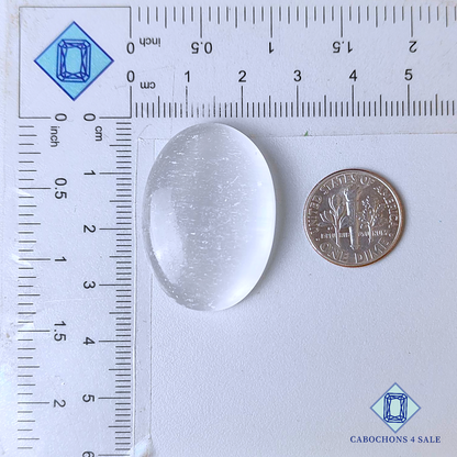 Selenite Oval Cabochons