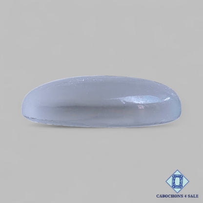 Cabujones ovalados de piedra preciosa de selenita natural de 32 x 22 x 8 mm, de México, disponibles para la venta.