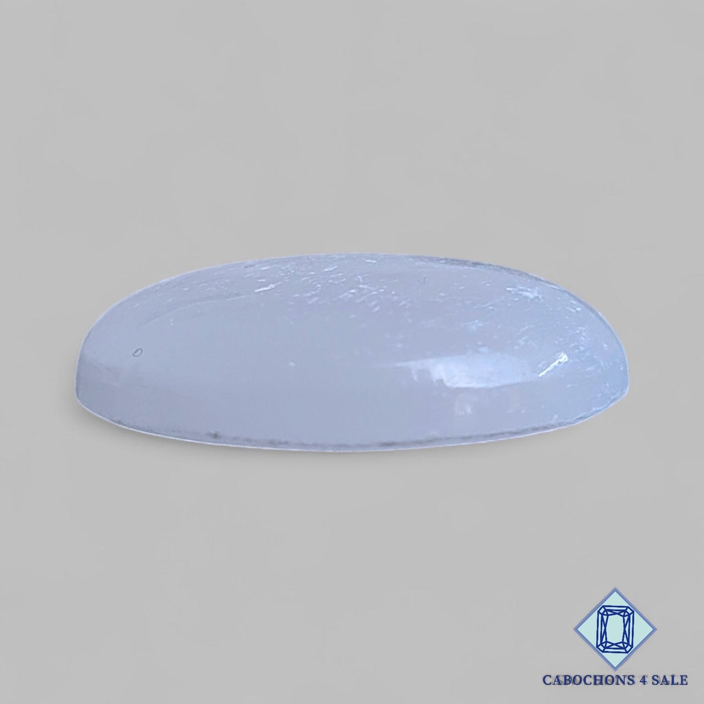 Natural Selenite Gemstone  Round Cabochons 26*6mm From Mexico available for sale