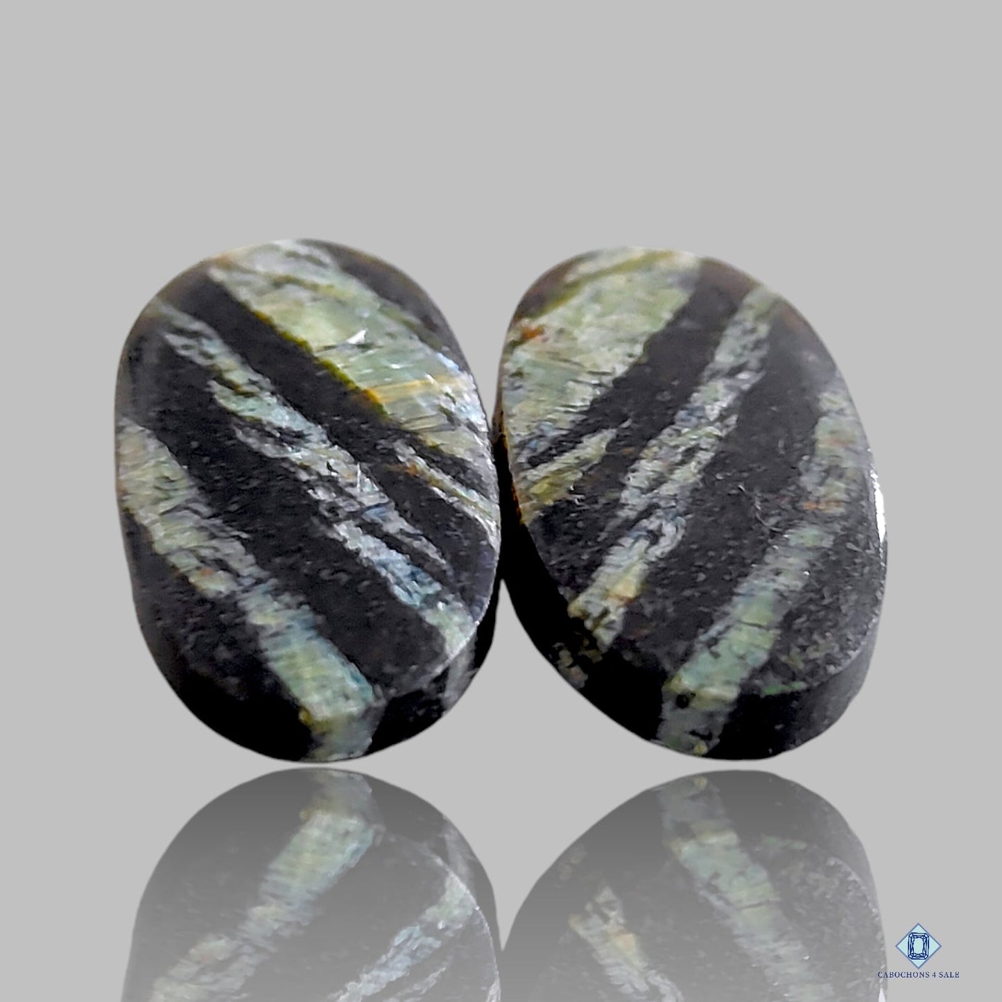 Seraphinite Oval Pairs