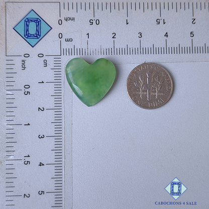 Serpentine Heart Carvings