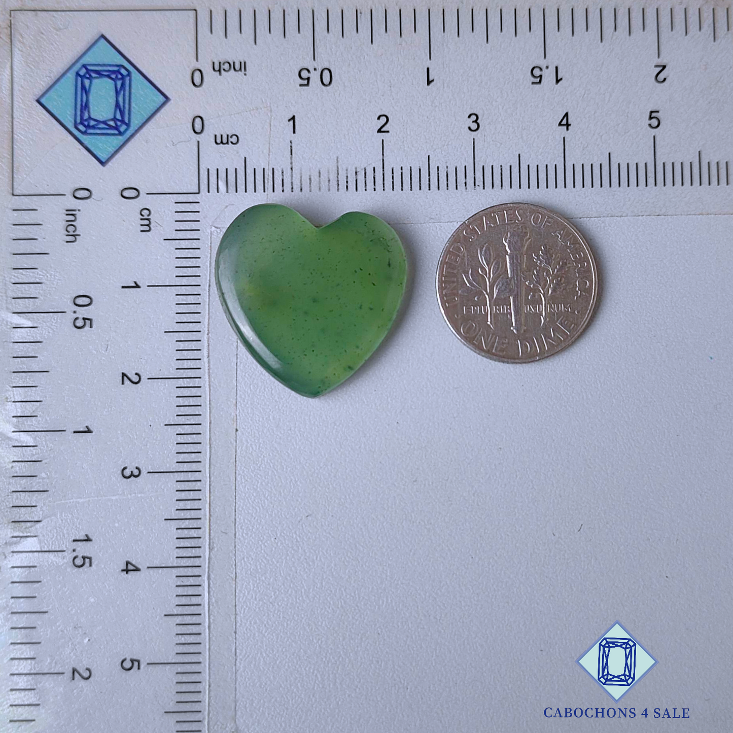 Serpentine Heart Carvings