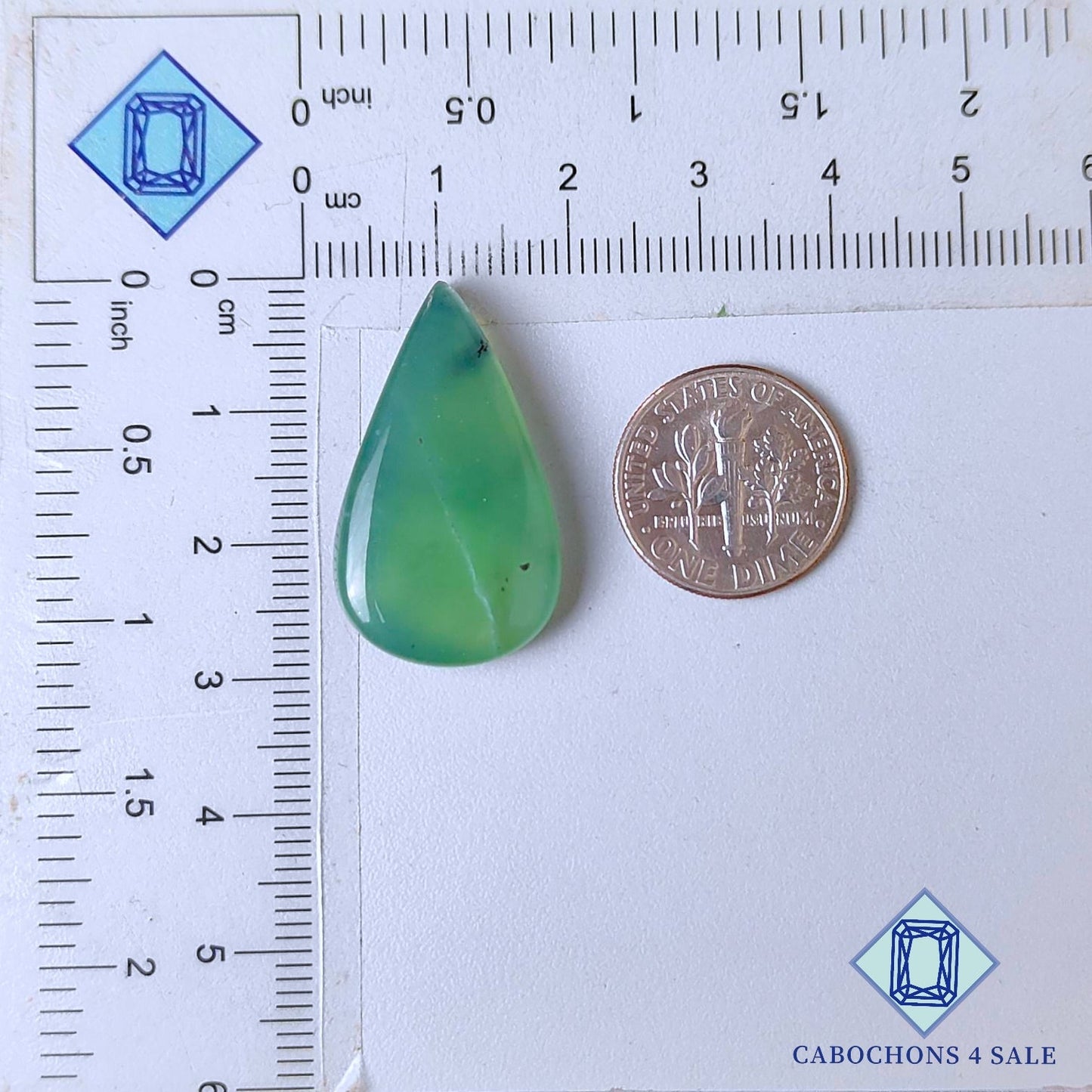 Serpentine Pear Cabochons
