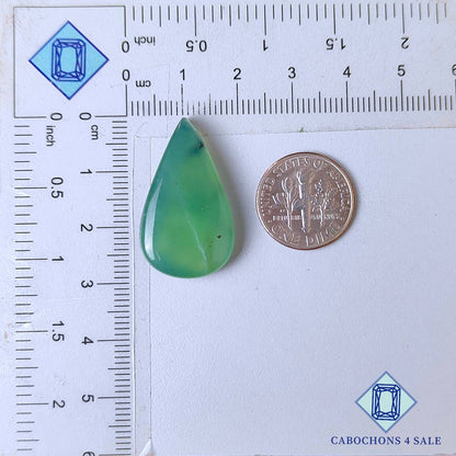 Serpentine Pear Cabochons