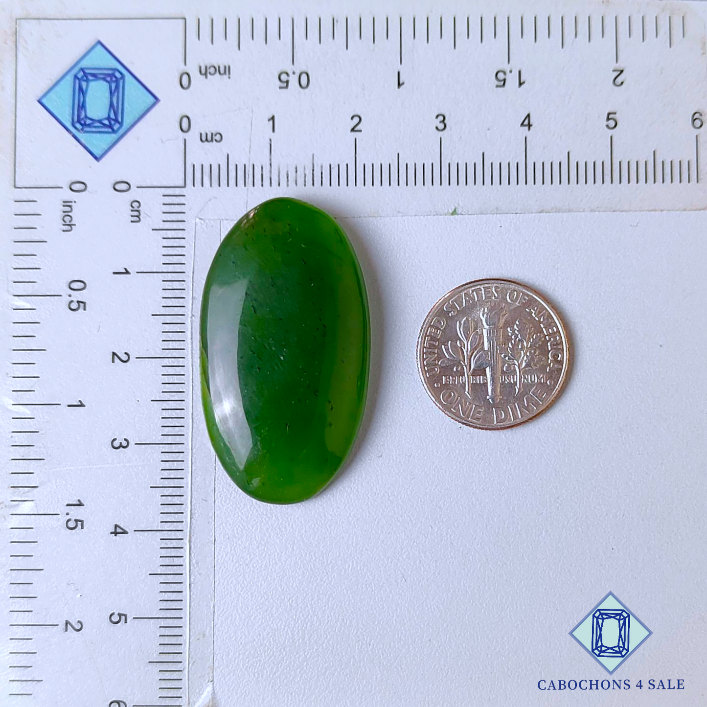 Cabujones ovalados de serpentina