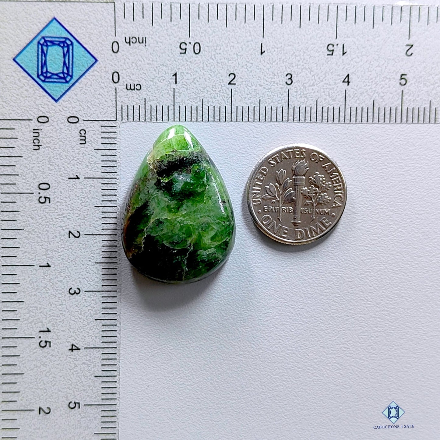 Serpentine Pear Cabochons