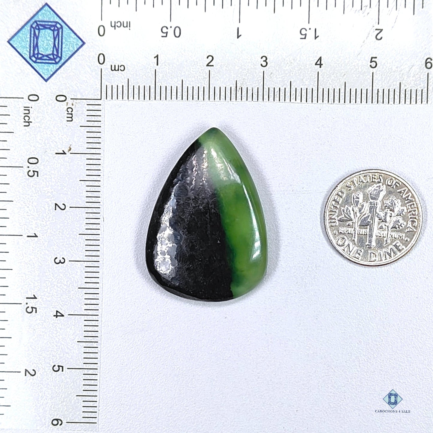 Serpentine Pear Cabochons