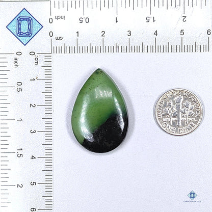 Serpentine Pear Cabochons