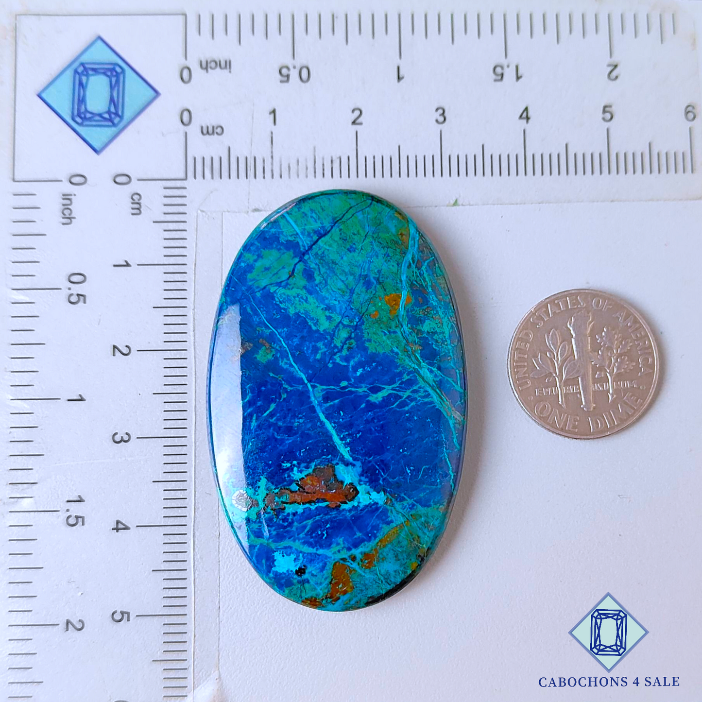 Shattuckite Oval Cabochons 48*29*5mm