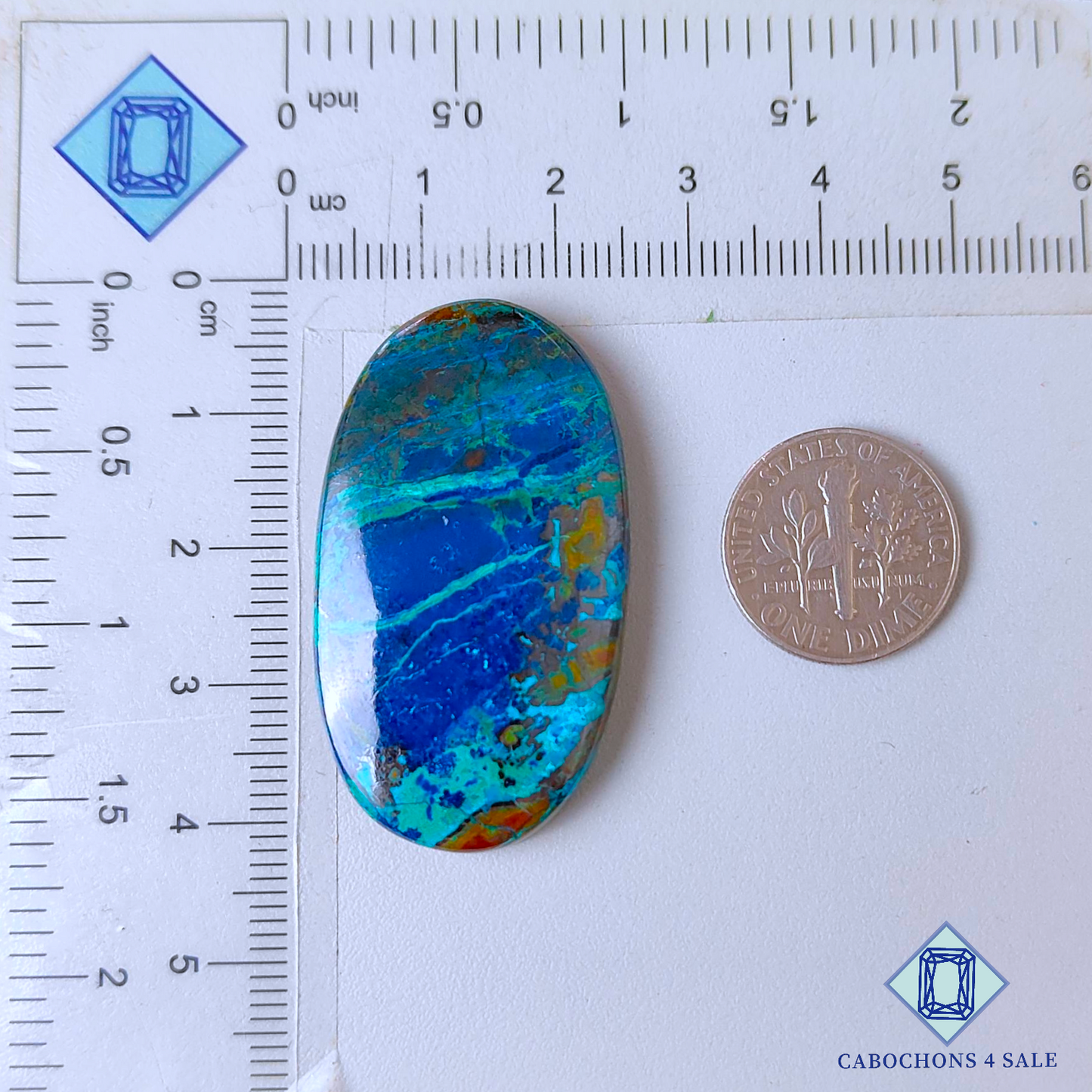 Shattuckite Oval Cabochons 40*23*6mm