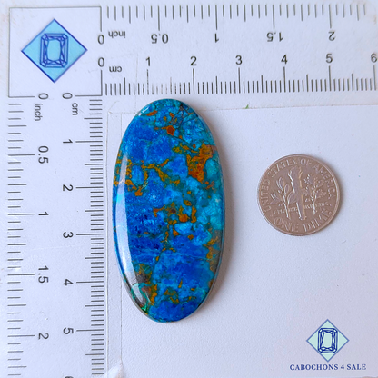 Shattuckite Oval Cabochons 47*24*5mm