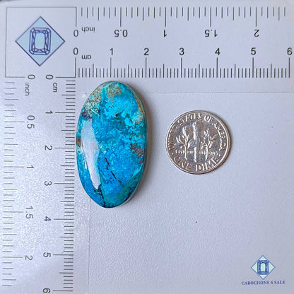 Natural Shattuckite Gemstone  Oval Cabochons 35*20*7mm from United States available for sale