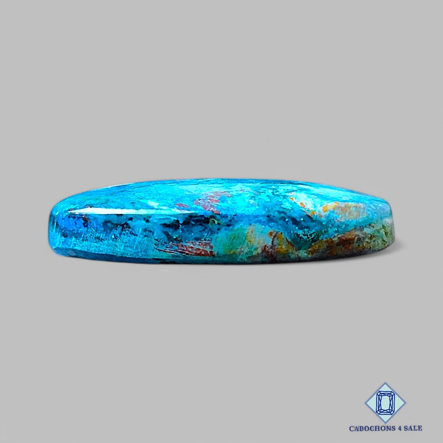 Natural Shattuckite Gemstone  Oval Cabochons 35*20*7mm from United States available for sale