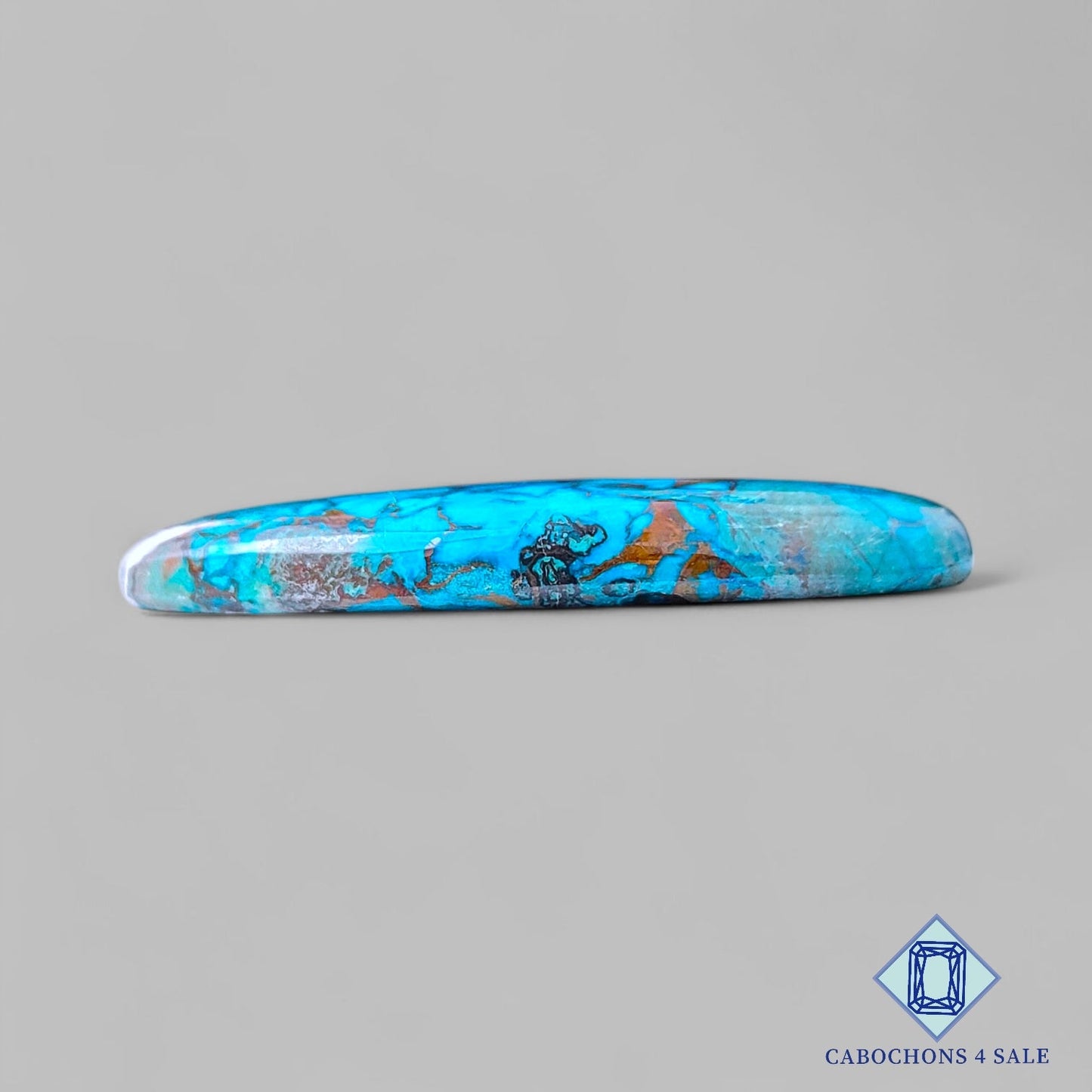 Natural Shattuckite Gemstone  Oval Cabochons 43*22*5mm from USA available for sale