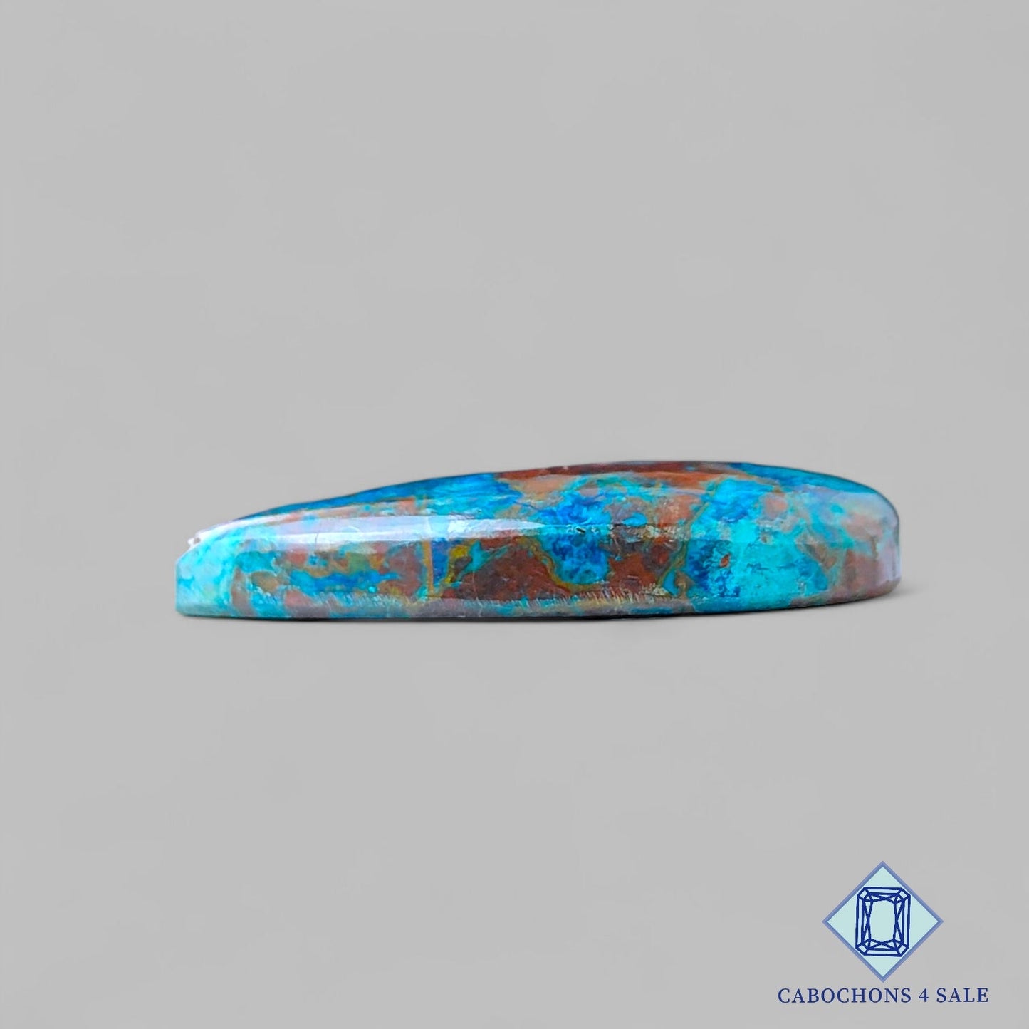 Natural Shattuckite Gemstone  Pear Cabochons 44*27*8mm from USA available for sale