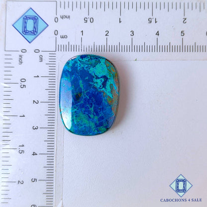 Natural Shattuckite Gemstone  Oval Cabochons 31*23*8mm from USA available for sale