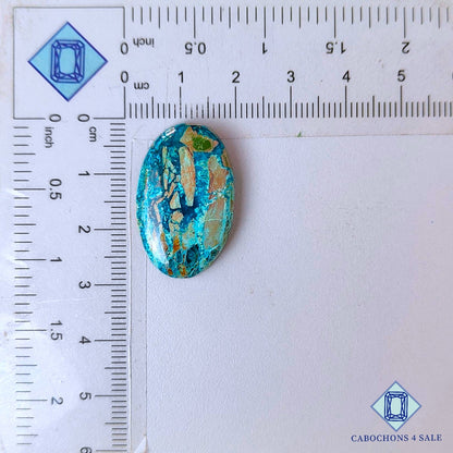 Natural Shattuckite Gemstone  Oval Cabochons 28*17*6mm from USA available for sale