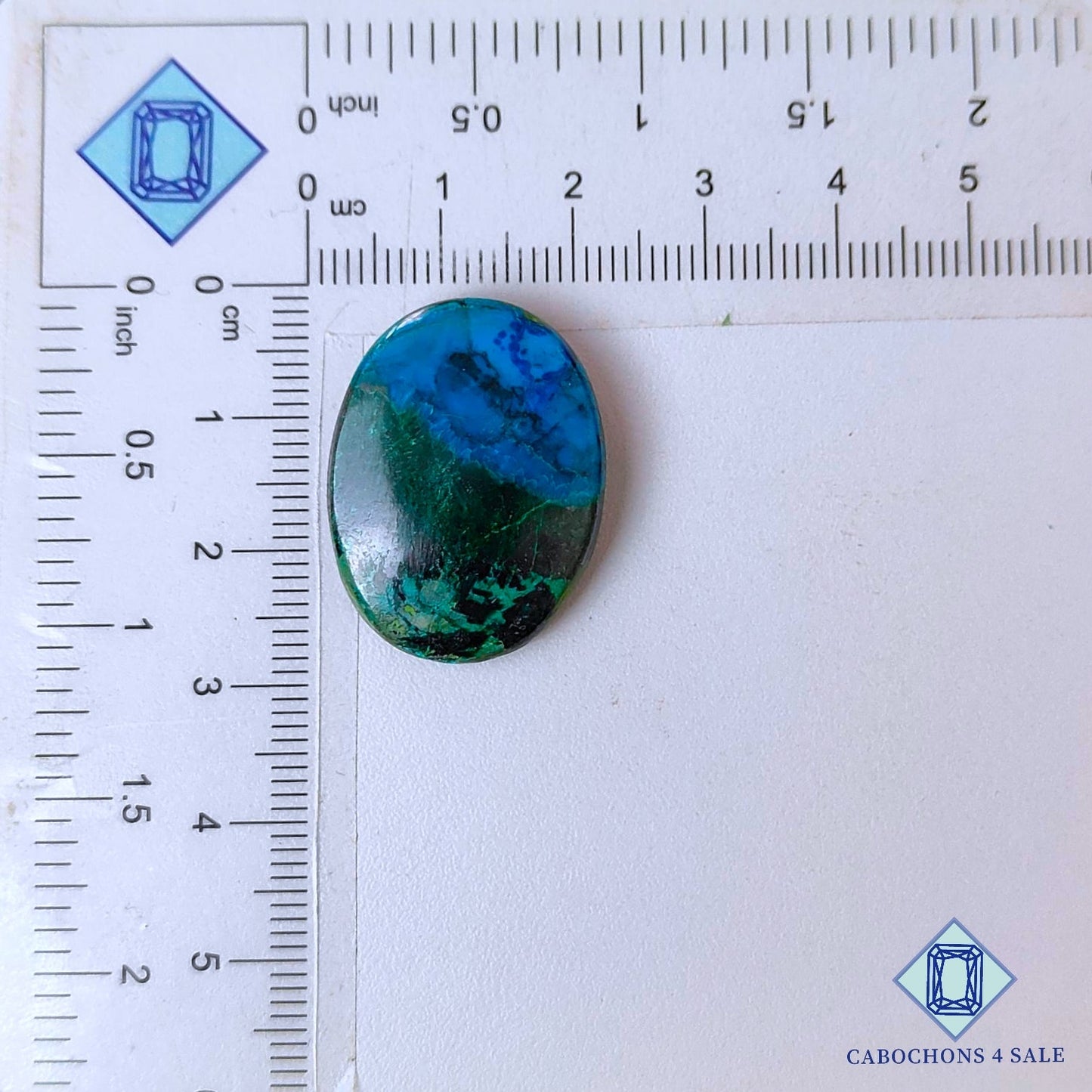 Natural Shattuckite Gemstone  Oval Cabochons 27*20*5mm from USA available for sale