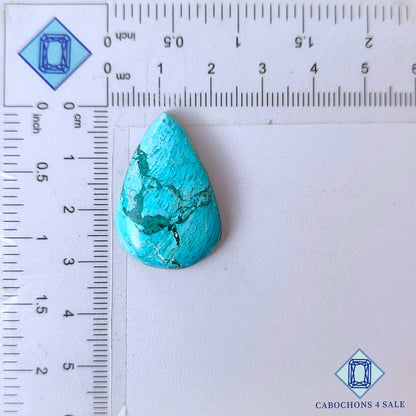 Natural Shattuckite Gemstone  Pear Cabochons 30*20*7mm from USA available for sale