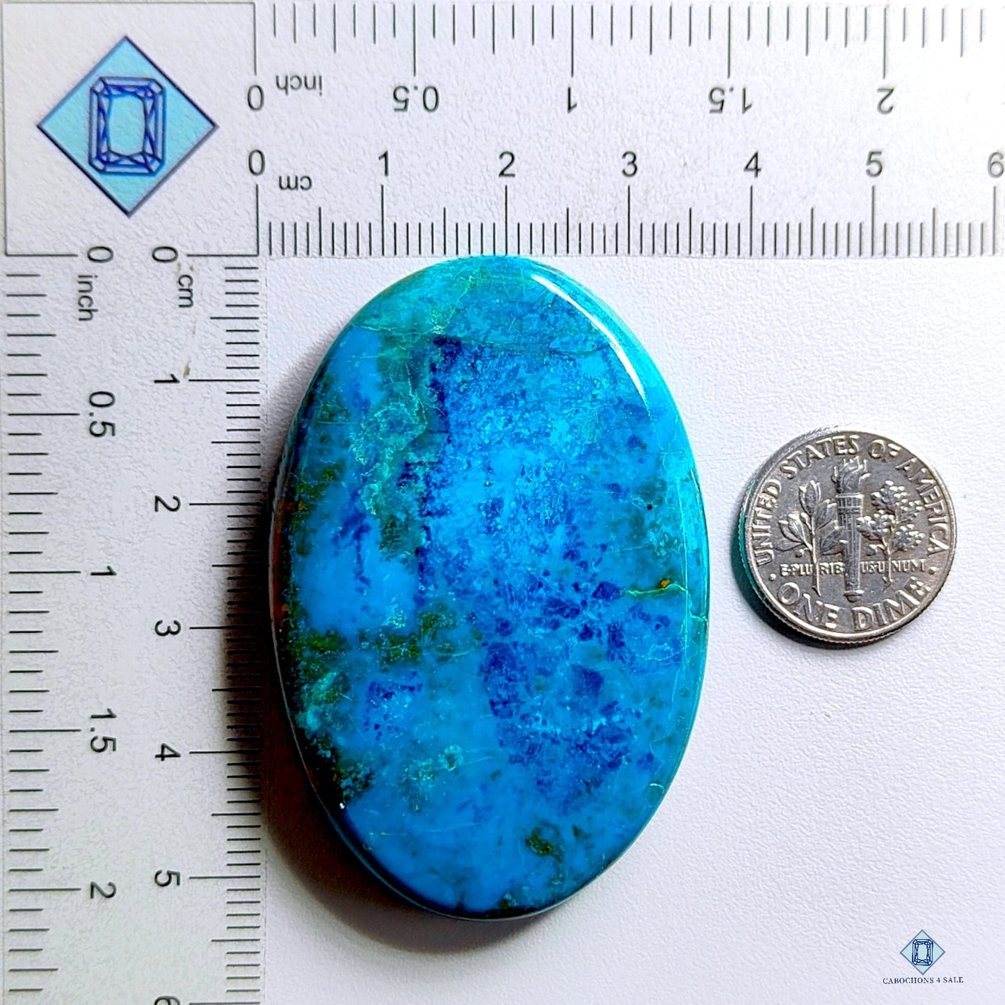 Shattuckite Oval Cabochons