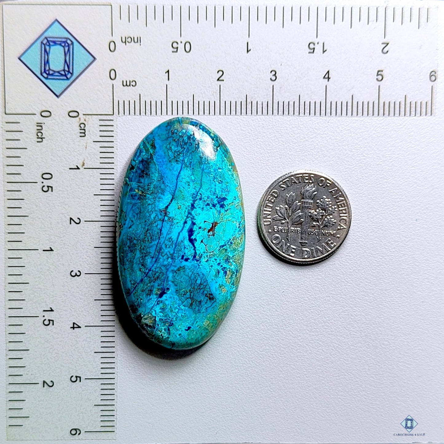 Shattuckite Oval Cabochons