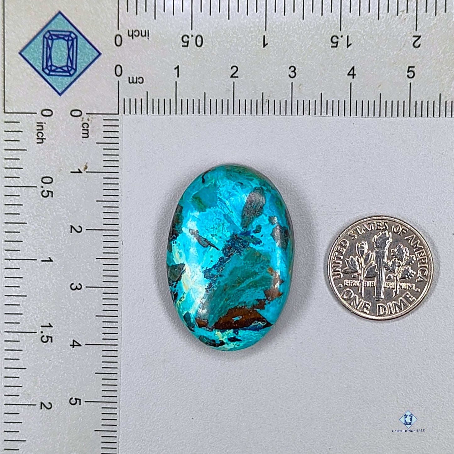 Shattuckite Oval Cabochons