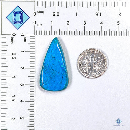 Shattuckite Pear Cabochons