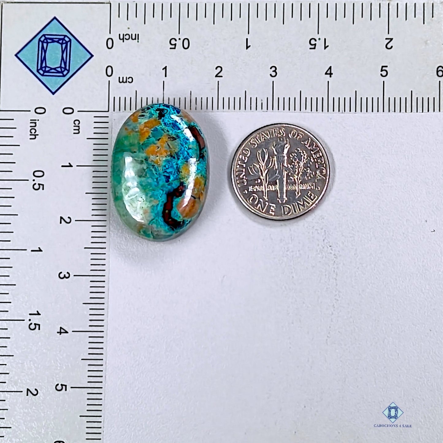 Shattuckite Oval Cabochons