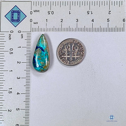 Shattuckite Pear Cabochons