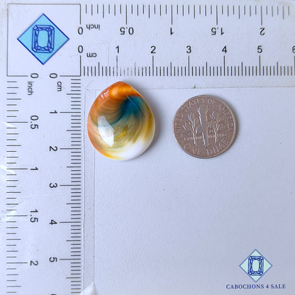 Shiva Eye Pear Cabochons 21*18*6mm