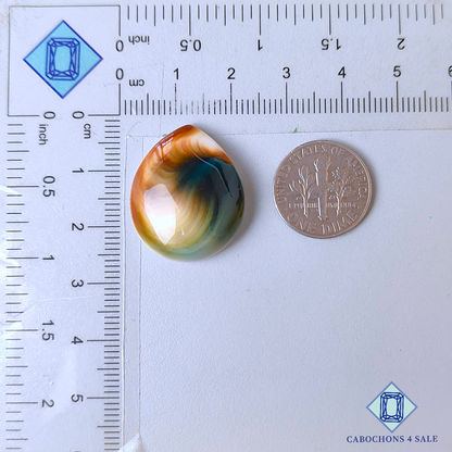 Shiva Eye Pear Cabochons 24*20*6mm