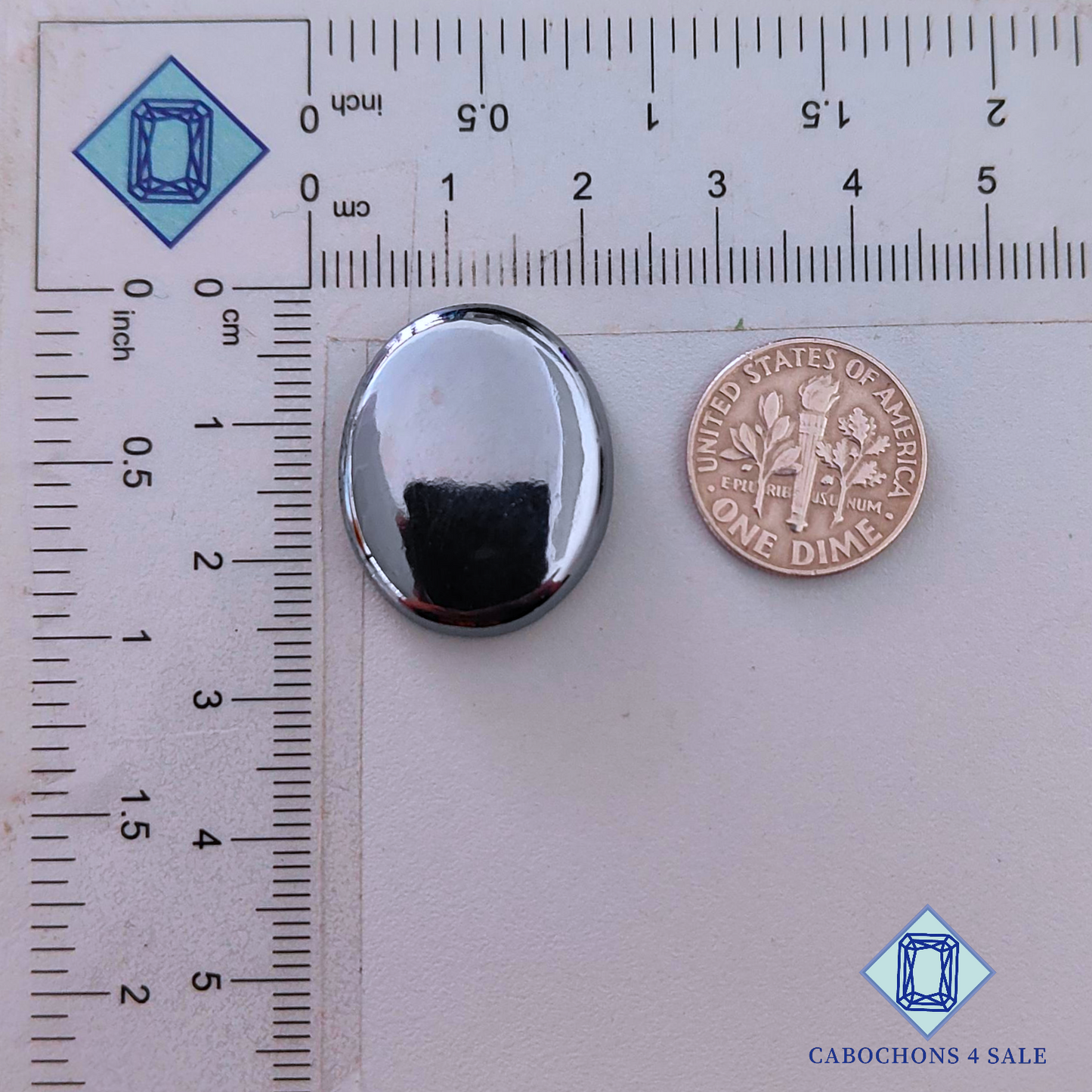 Shungite Oval Cabochons 24*19*5mm