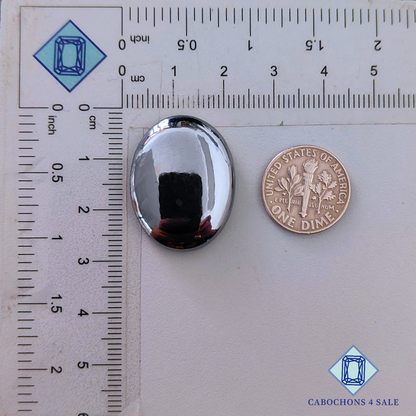 Shungite Oval Cabochons 26*20*5mm