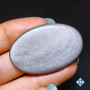 Silver Obsidian Oval Cabochons 40*26*5mm