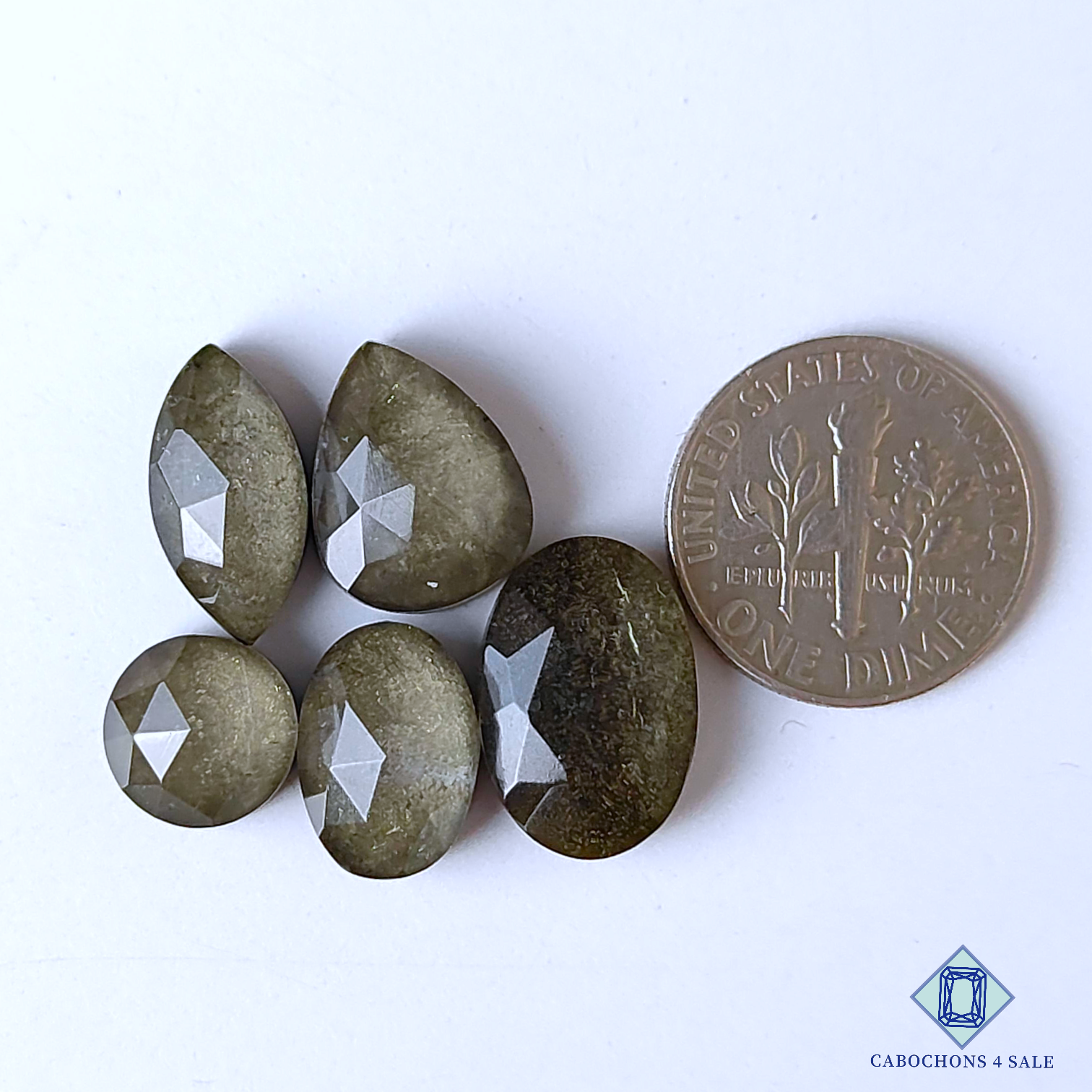 Silver Obsidian + Crystal Quartz Doublet