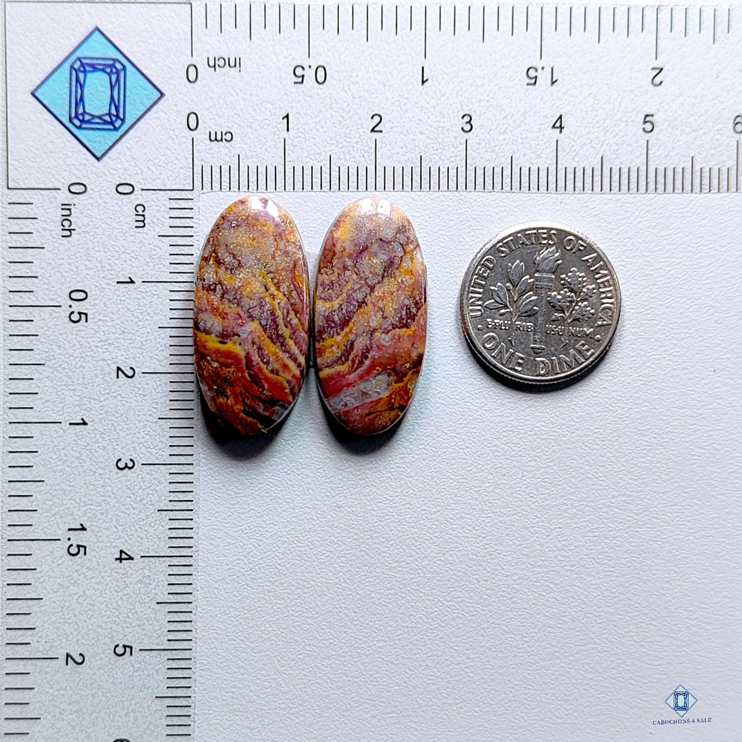 Skin Jasper Oval Pairs