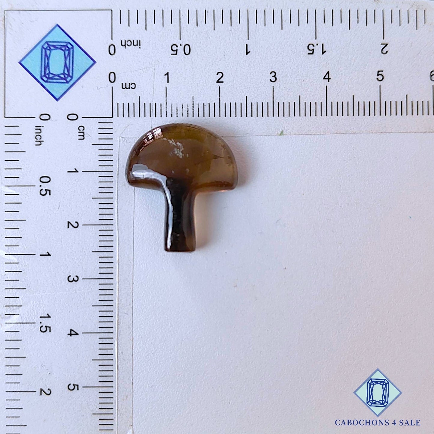 Natural Smoky Quartz Gemstone Halloween Carvings 24*20*6mm from  available for sale