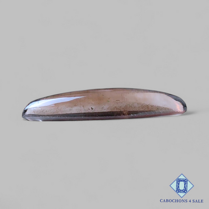 Cabujones marquesa de cuarzo ahumado