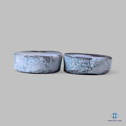 Natural Snowflake Obsidian Gemstone Oval Pairs 27*12*4mm from USA available for sale