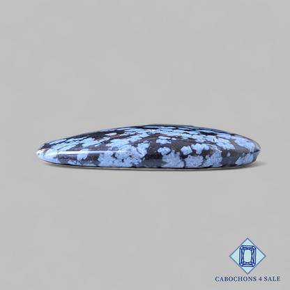 Snowflake Obsidian Oval Cabochons