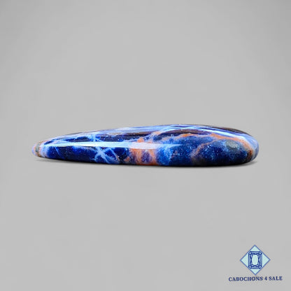 Natural Sodalite Gemstone Pear Cabochons 39*21*6mm from Canada available for sale