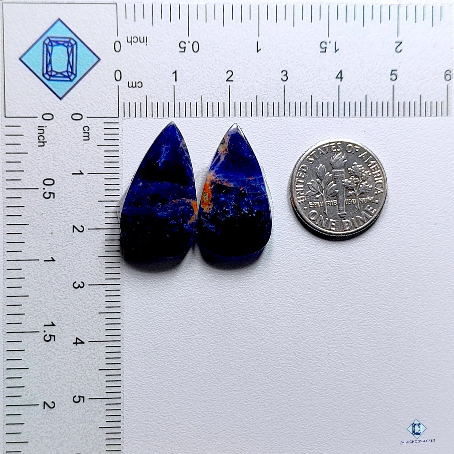 Sodalite Pear Pairs