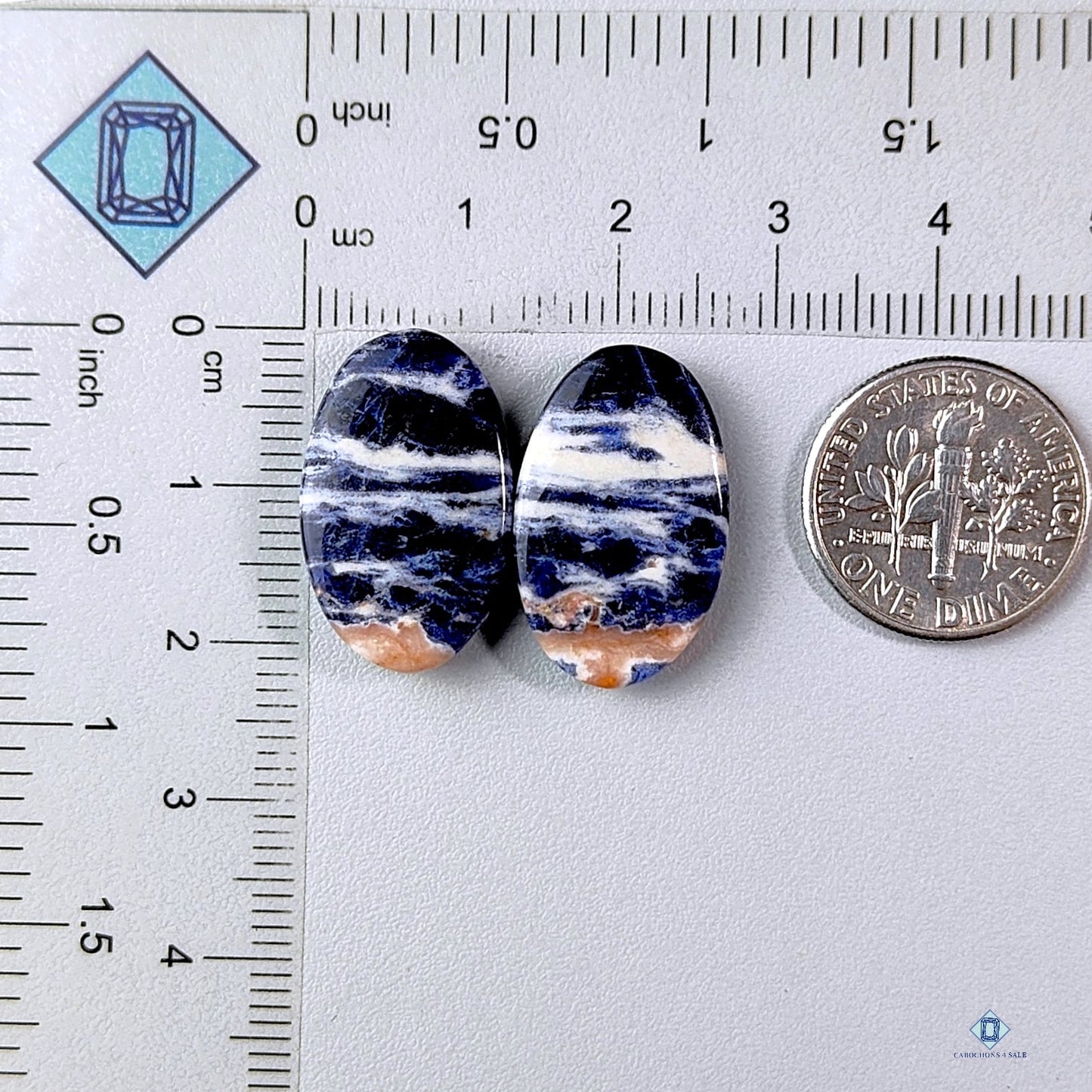 Sodalite Oval Pairs