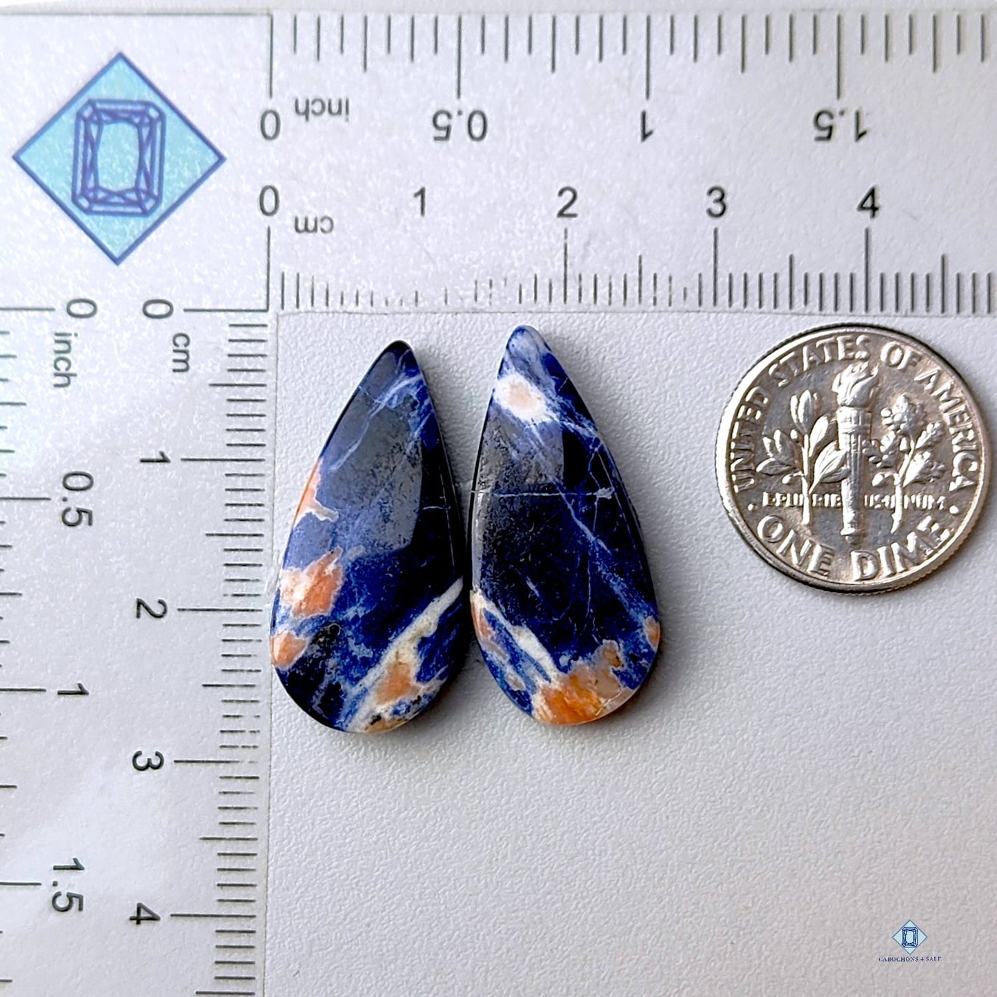 Sodalite Pear Pairs