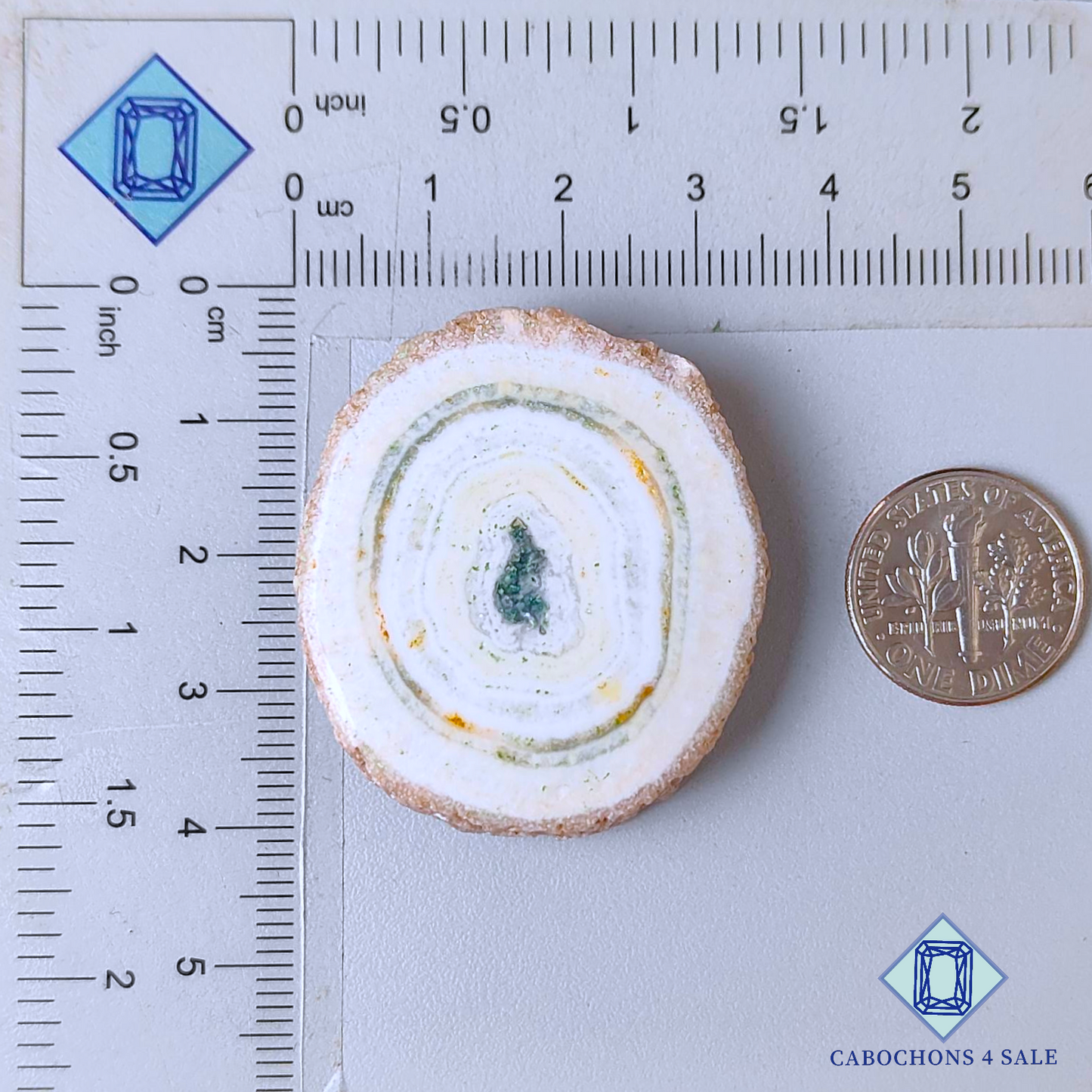 Solar Quartz Round Druzy