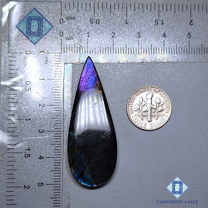 Spectrolite Pear Cabochons