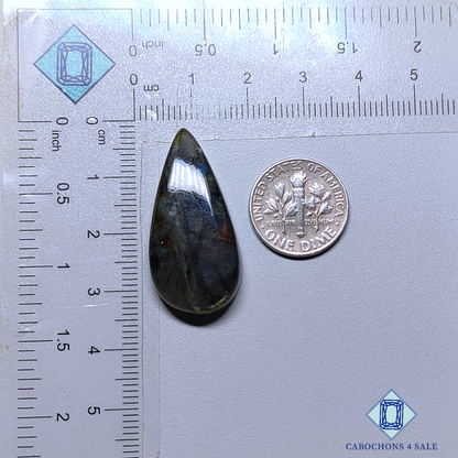 Spectrolite Pear Cabochons
