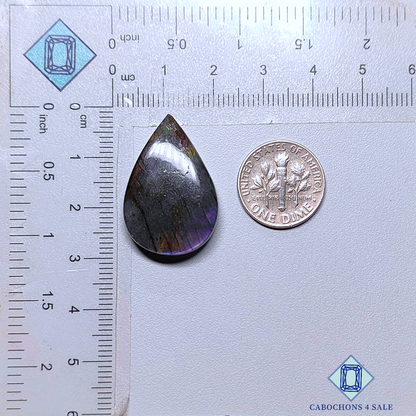 Spectrolite Pear Cabochons