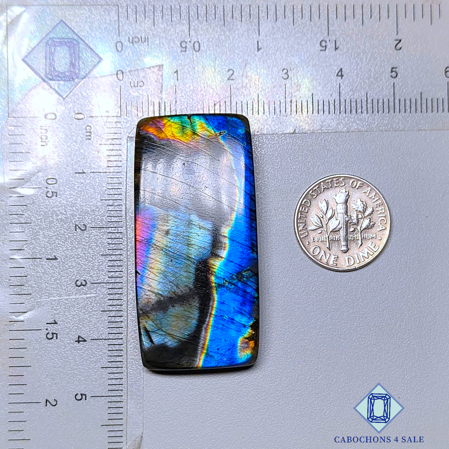 Spectrolite Rectangle Cabochons